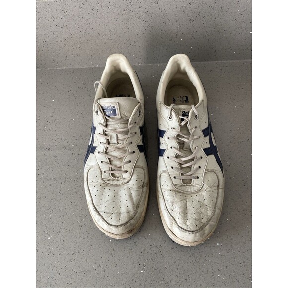 Onitsuka Tiger GSM SD 1183A803 200 OATMEAL PEACOAT Mens US 10 - Picture 1 of 7